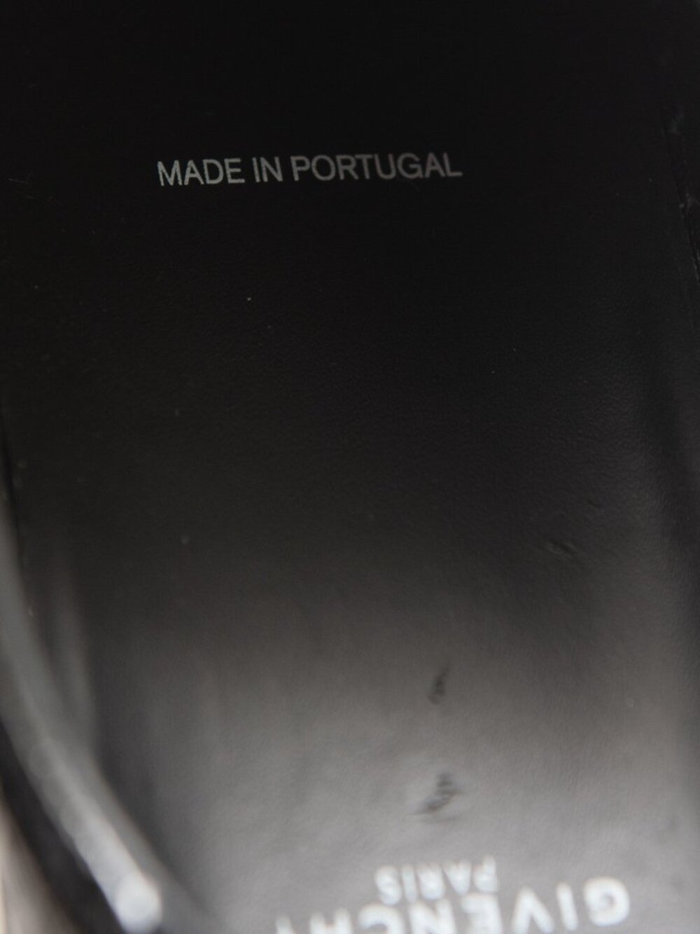 Givenchy Urban Street Logo-Embossed Patent Leather Sneakers Black Size 38.5 8.5 - Picture 14 of 14